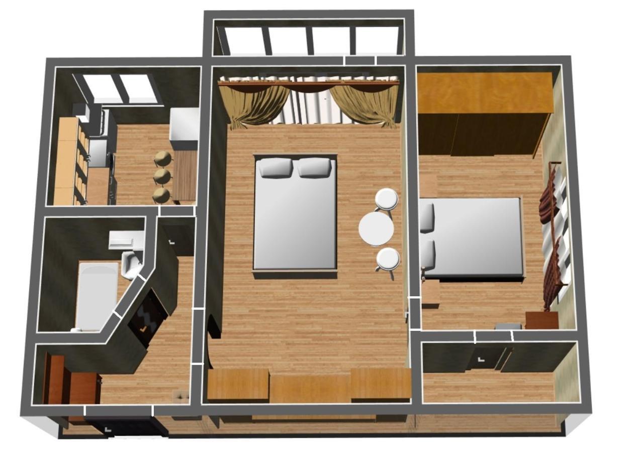 Roses Apartment In The City Center Tjernihiv Eksteriør billede